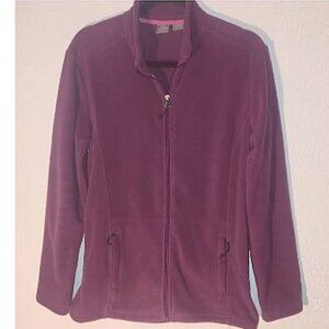 White Sierra zippered fleece jacket in size large